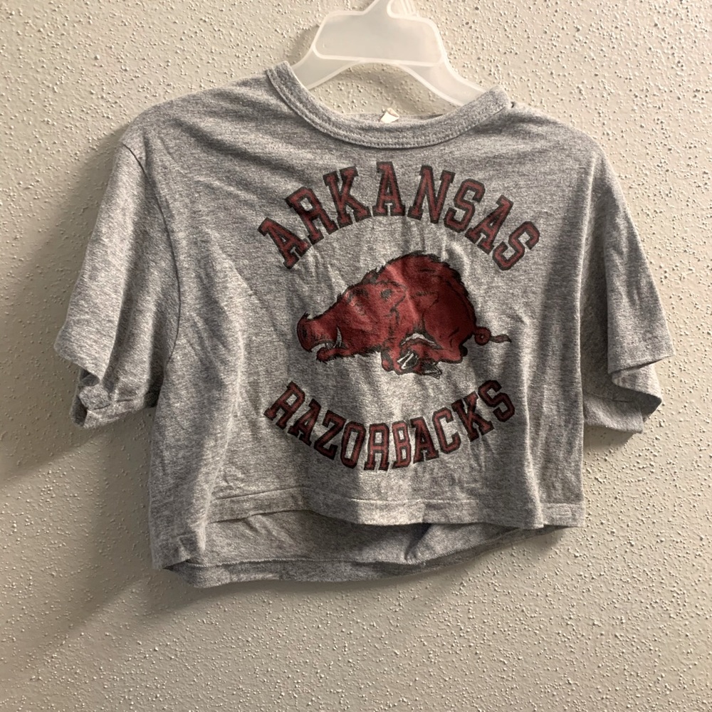 Vintage 70’s Cropped Arkansas Razorbacks T-shirt